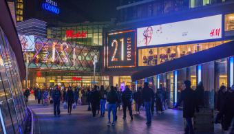 London's Black Friday shopping street